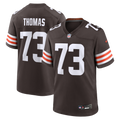 Men's Cleveland Browns Joe Thomas Nike Brown Retired Game Player Jersey