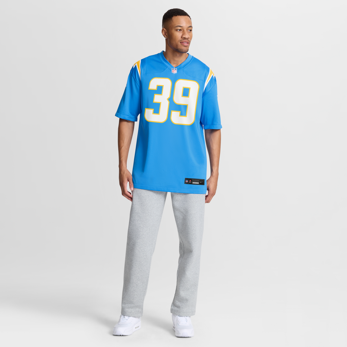 Men's Los Angeles Chargers Eric Rogers Nike  Powder Blue Team Game Jersey