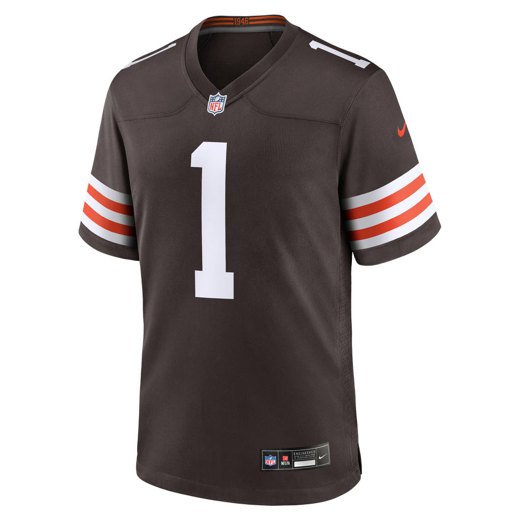 Men's Cleveland Browns KC Concepcion Jr. Nike Brown Team Game Jersey