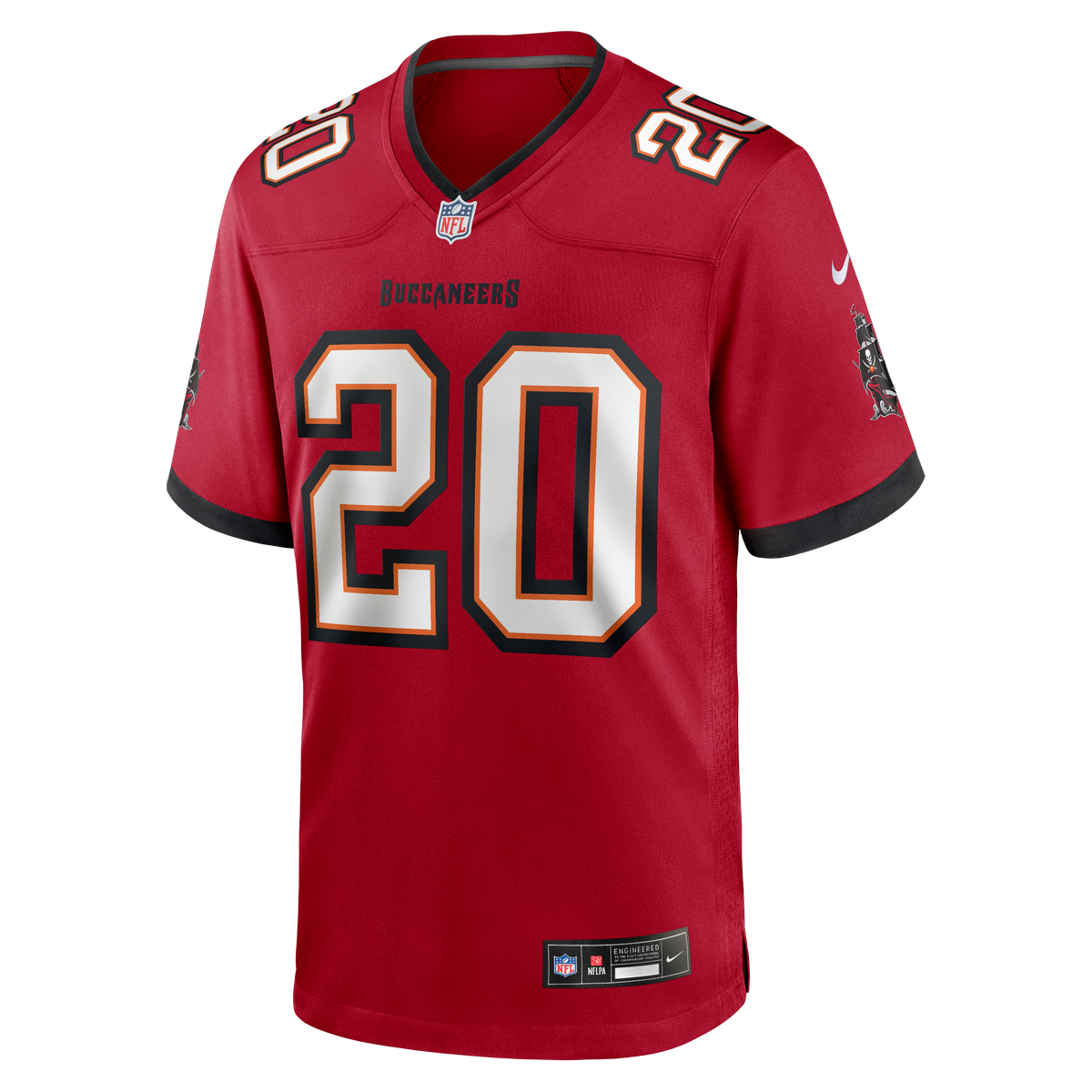 Men's Tampa Bay Buccaneers Ronde Barber Nike Orange Retired Player Alternate Game Jersey