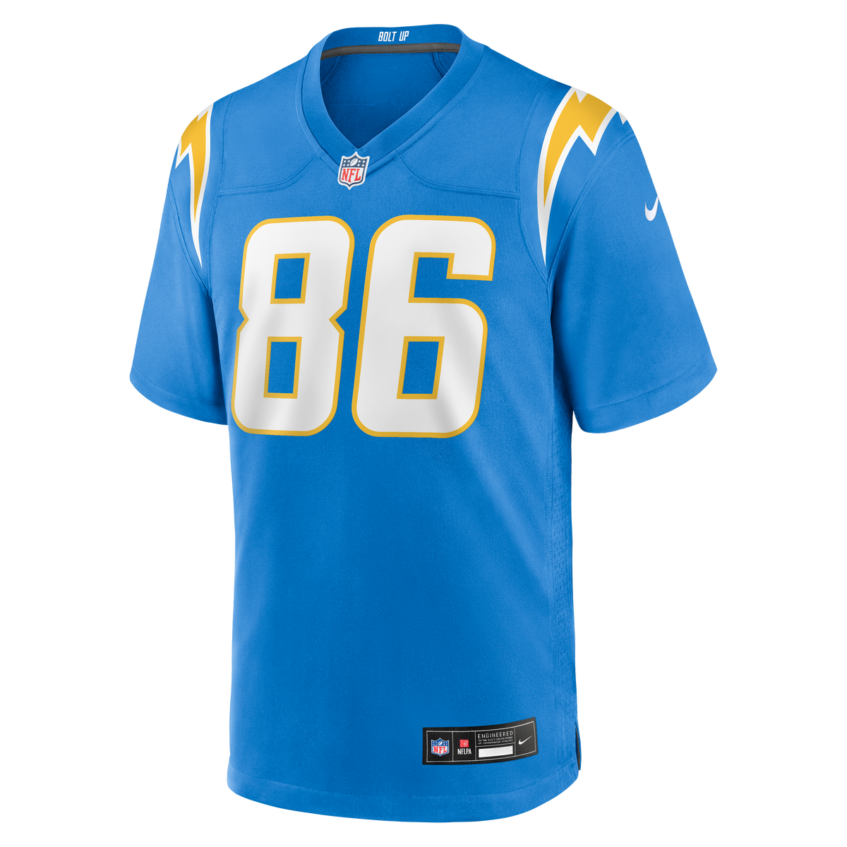 Men's Los Angeles Chargers Oronde Gadsden Nike  Powder Blue Team Game Jersey