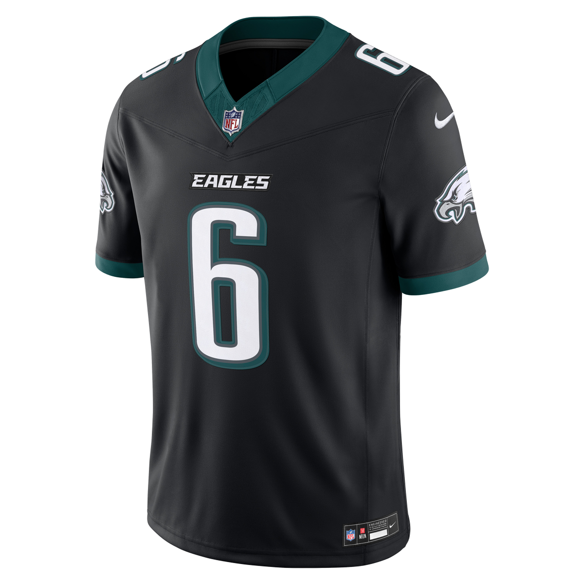 Men's Philadelphia Eagles DeVonta Smith Nike Midnight Green Team Vapor F.U.S.E. Stitched Limited Jersey