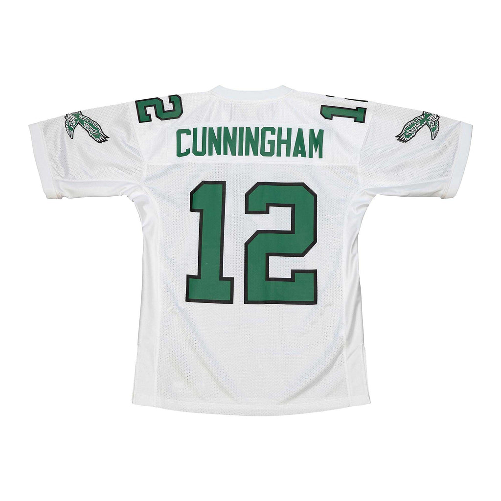 Men's Philadelphia Eagles 1992 Randall Cunningham Mitchell & Ness White Authentic Throwback Retired Player Jersey