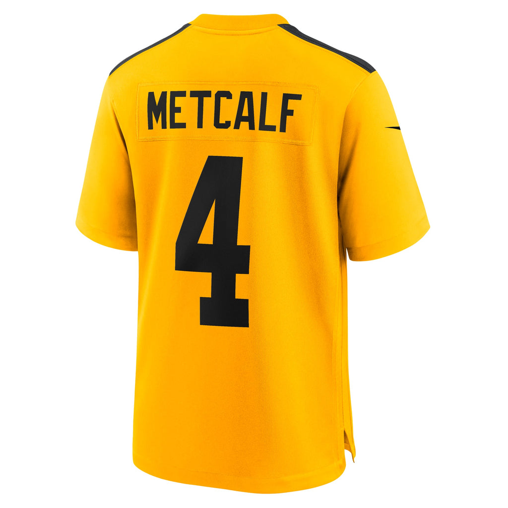 Men's Pittsburgh Steelers DK Metcalf Nike Black Game Player Jersey