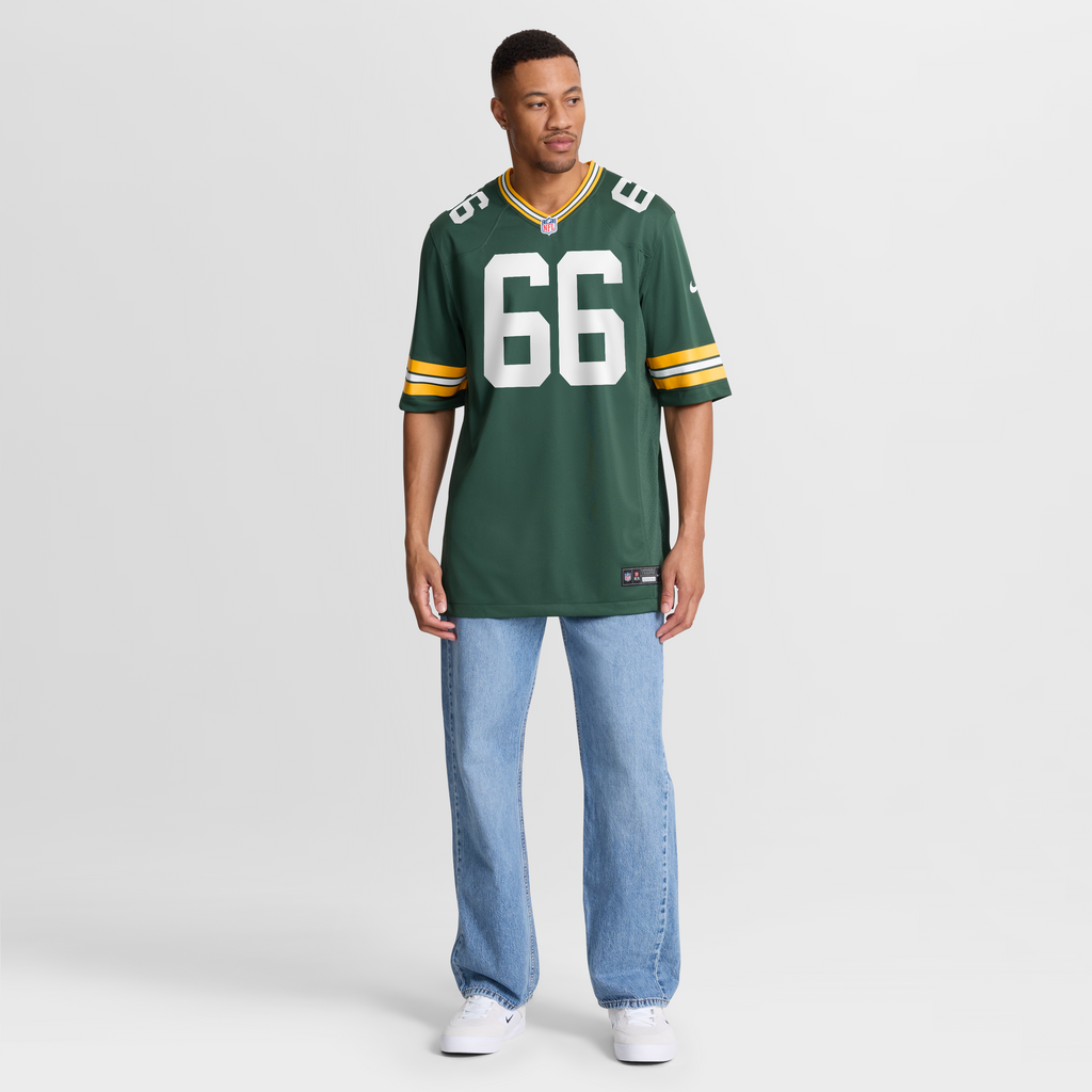 Men's Green Bay Packers Ray Nitschke Nike Green Game Retired Player Jersey