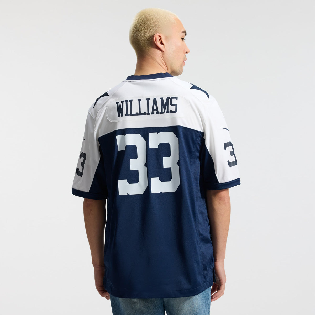 Men's Dallas Cowboys Javonte Williams Nike White Game Jersey