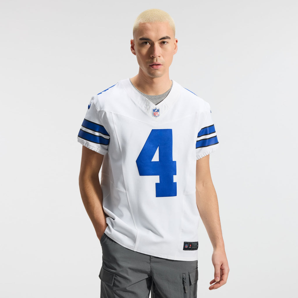 Men's Dallas Cowboys Dak Prescott Nike White Vapor F.U.S.E. Elite Jersey