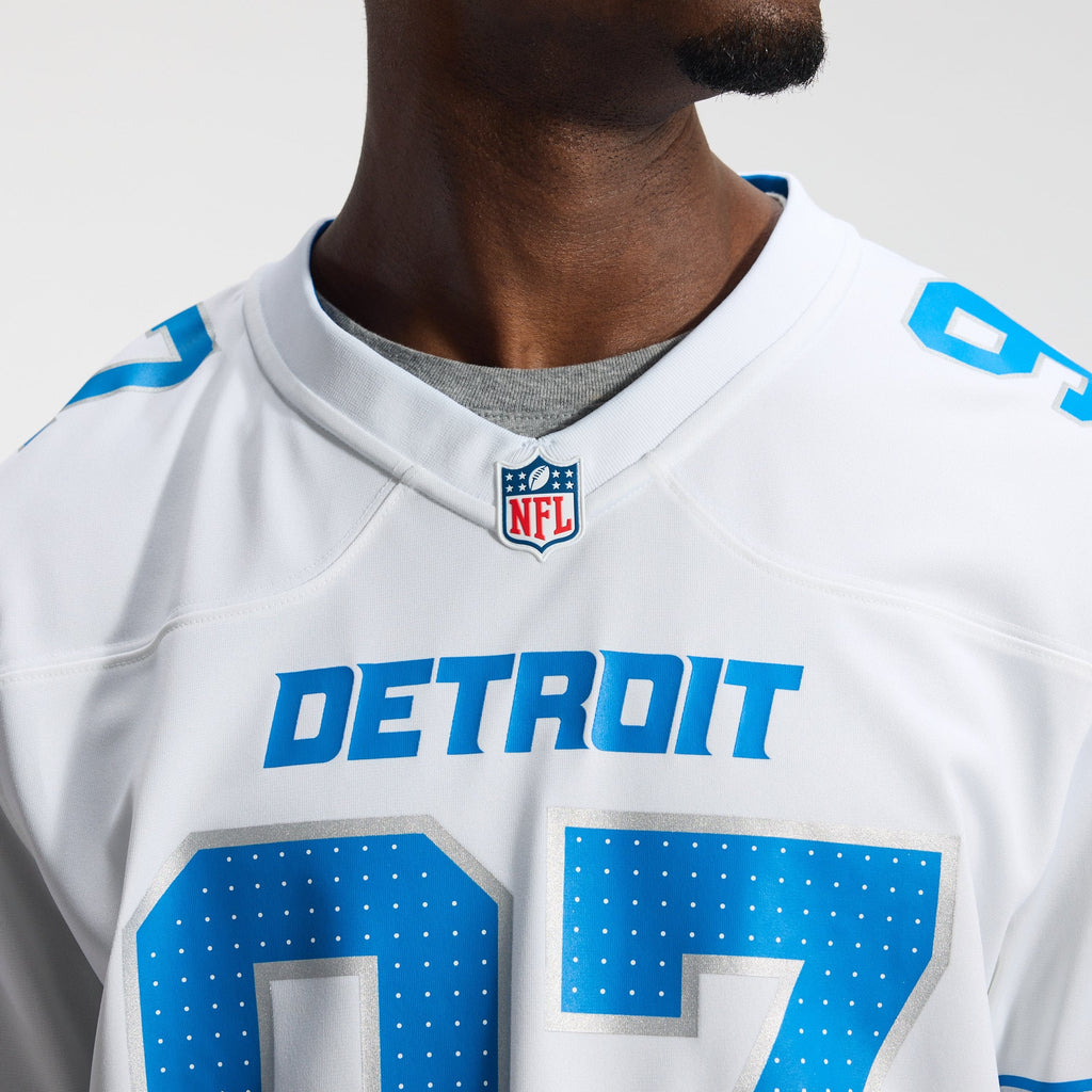 Men's Detroit Lions Aidan Hutchinson Nike White Game Jersey