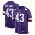 Men's Minnesota Vikings Andrew Van Ginkel Nike  Purple Team Game Jersey