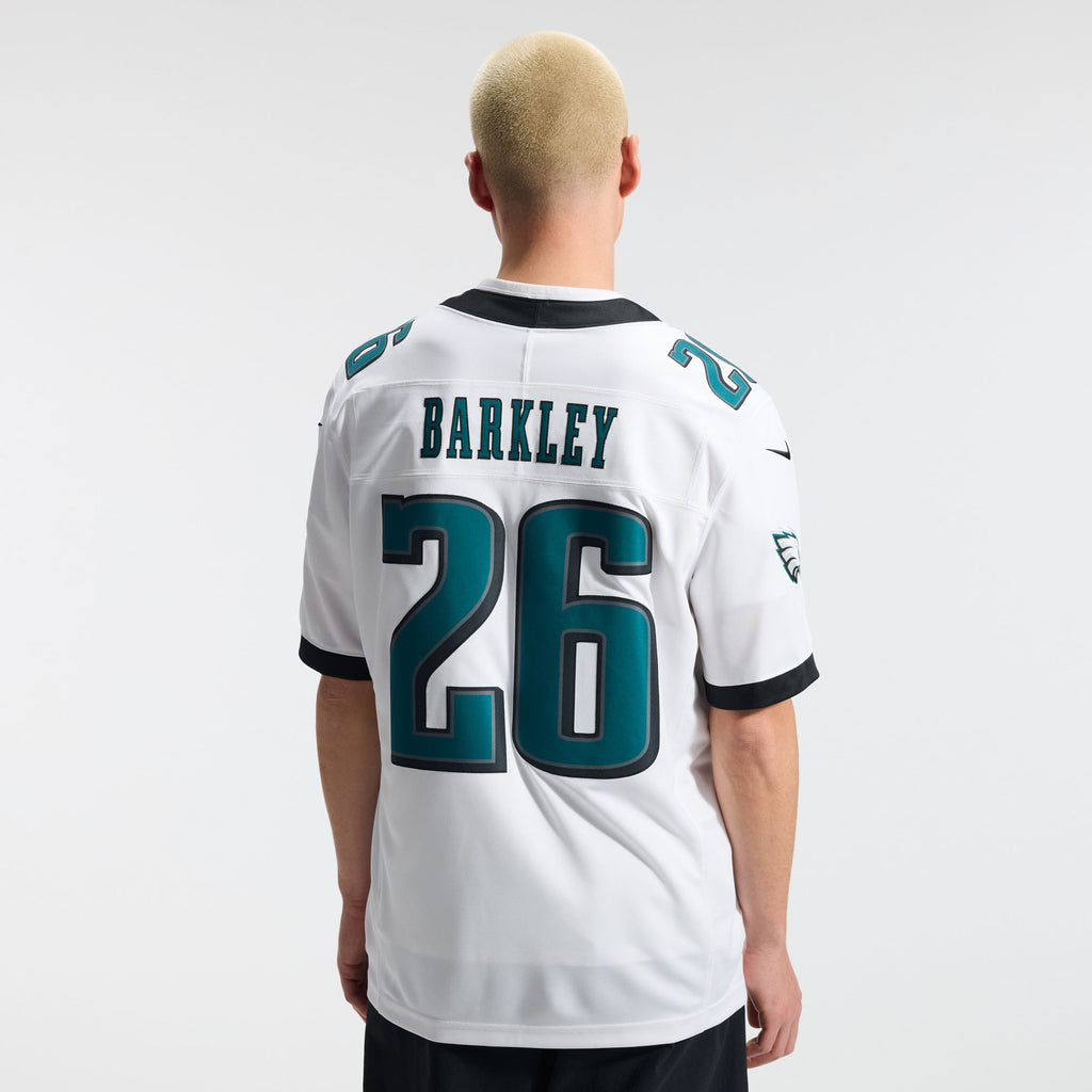 Men's Philadelphia Eagles Saquon Barkley Nike Kelly Green Alternate Vapor F.U.S.E. Stitched Limited Jersey