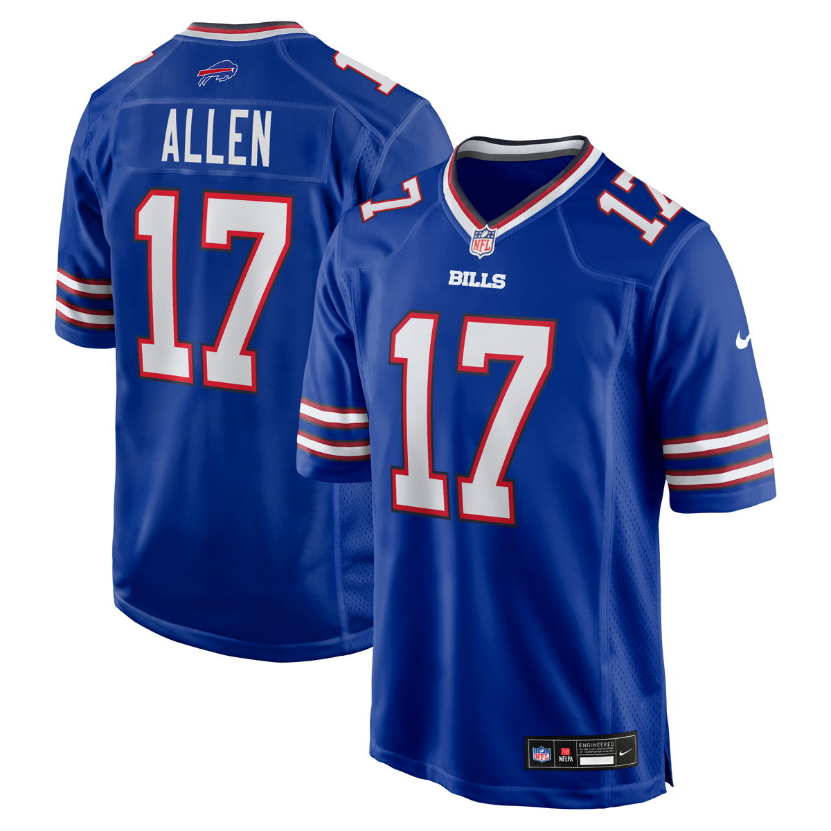 Men's Buffalo Bills Josh Allen Nike Red Alternate Game Player Jersey