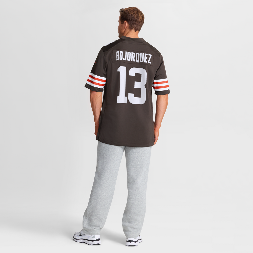 Men's Cleveland Browns Corey Bojorquez Nike Brown Game Jersey