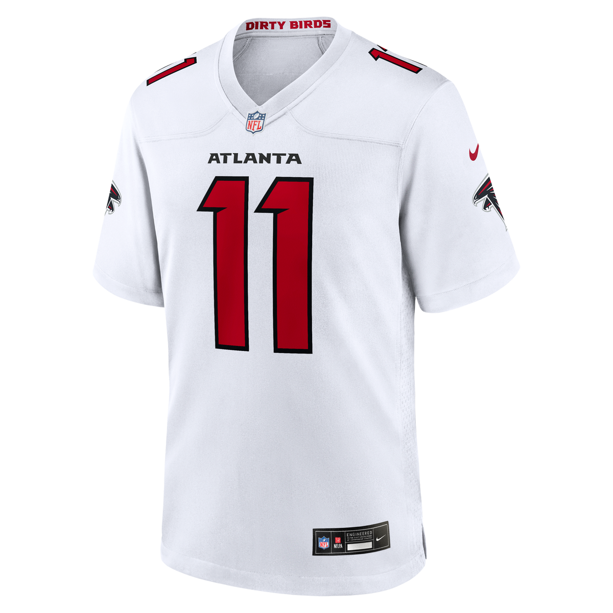 Men's Atlanta Falcons Jalon Walker Nike Red Game Jersey