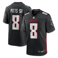 Men's Atlanta Falcons Kyle Pitts Sr. Nike Black Team  Game Jersey