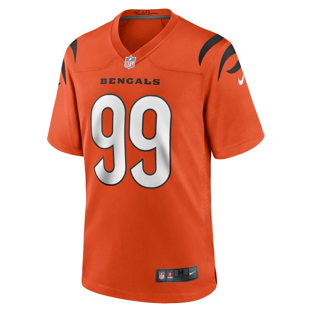 Men's Cincinnati Bengals Myles Murphy Nike White Team Game Jersey