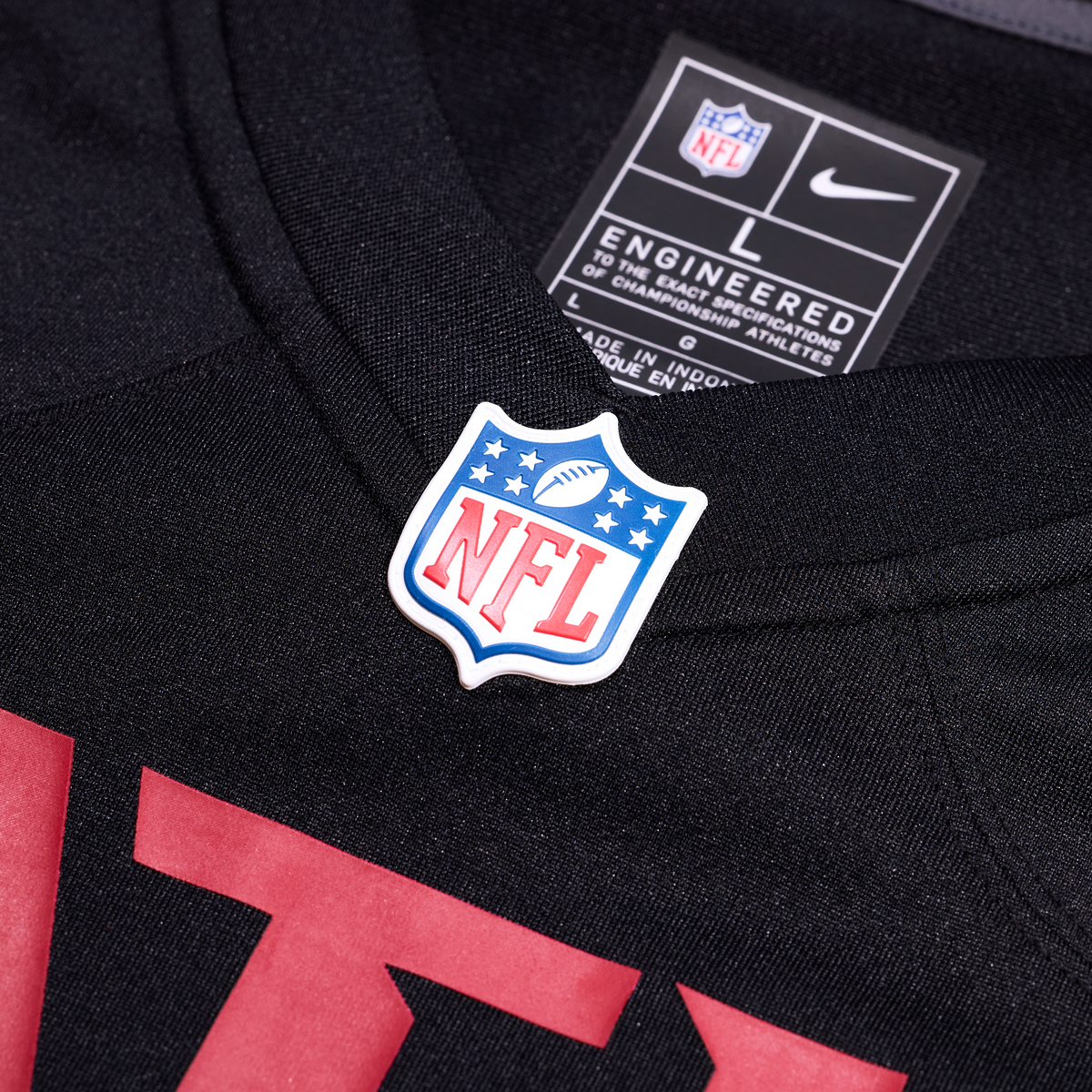 Men's Atlanta Falcons Kyle Pitts Sr. Nike Black Team  Game Jersey
