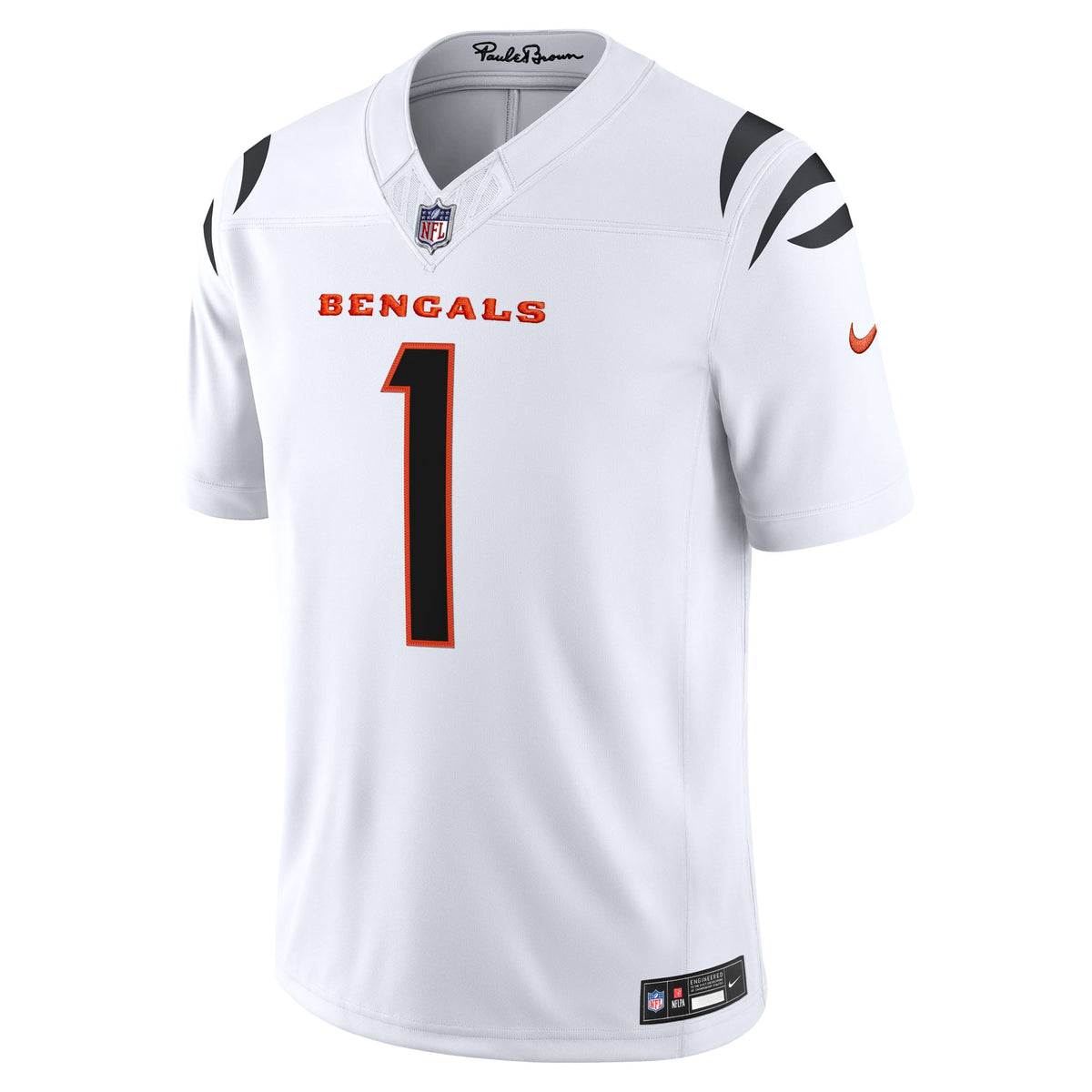 Men's Cincinnati Bengals Ja'Marr Chase Nike Orange Alternate Vapor F.U.S.E. Stitched Limited Jersey