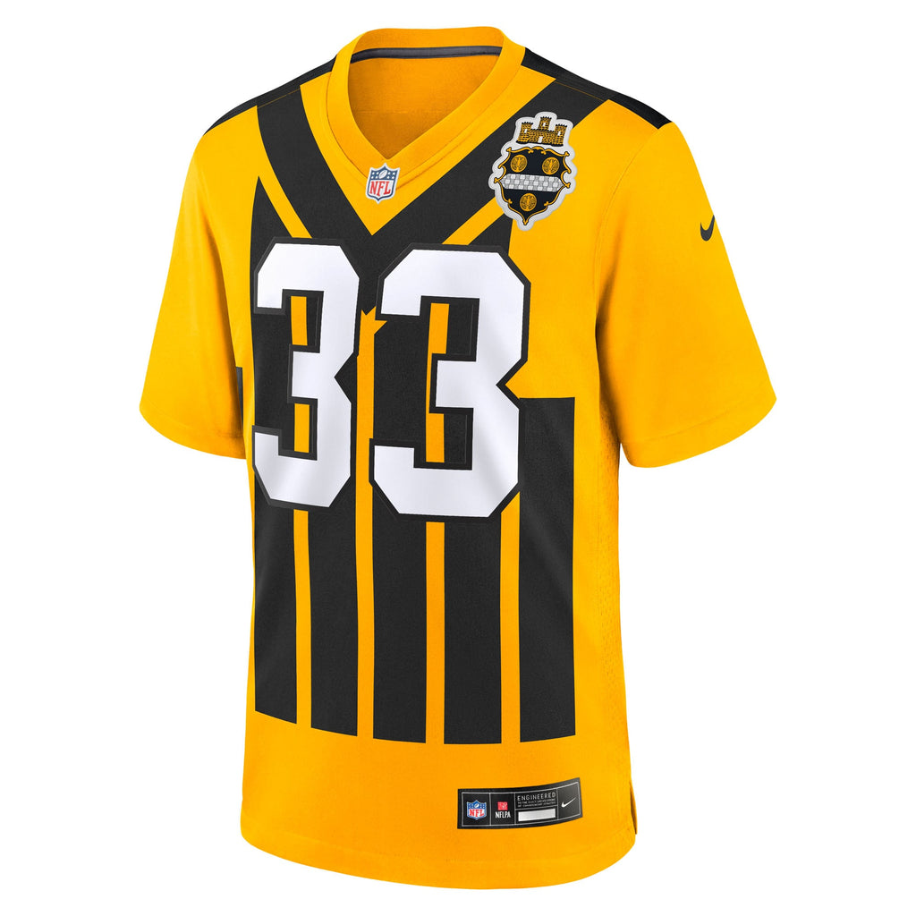 Men's Pittsburgh Steelers Jack Sawyer Nike  Gold Alternate Game Jersey