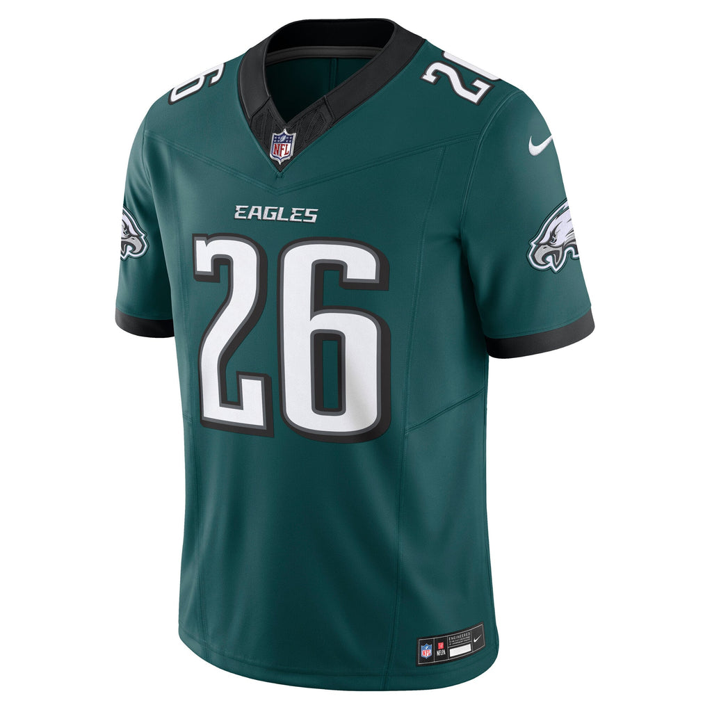 Men's Philadelphia Eagles Saquon Barkley Nike Kelly Green Alternate Vapor F.U.S.E. Limited Jersey