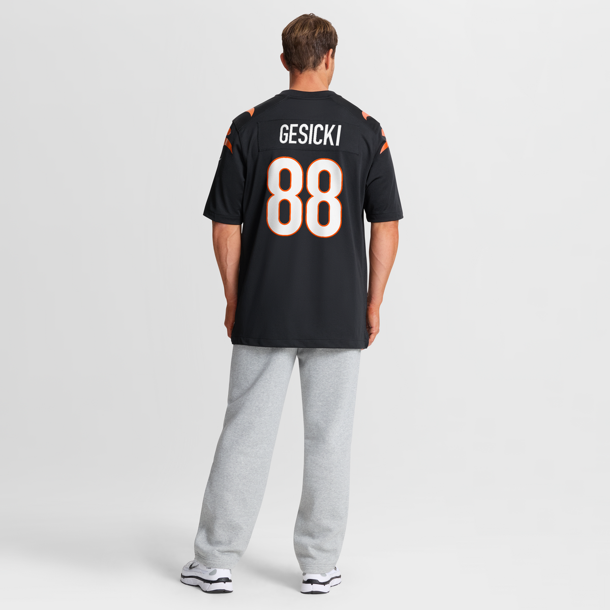 Men's Cincinnati Bengals Mike Gesicki Nike  Black Game Jersey