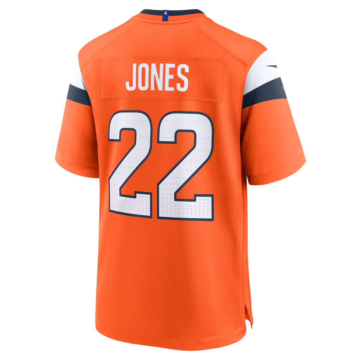 Men's Denver Broncos Brandon Jones Nike  Orange Team Game Jersey
