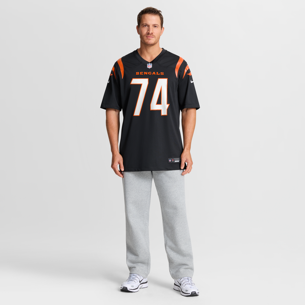 Men's Cincinnati Bengals Jalen Rivers Nike  Black Team Game Jersey