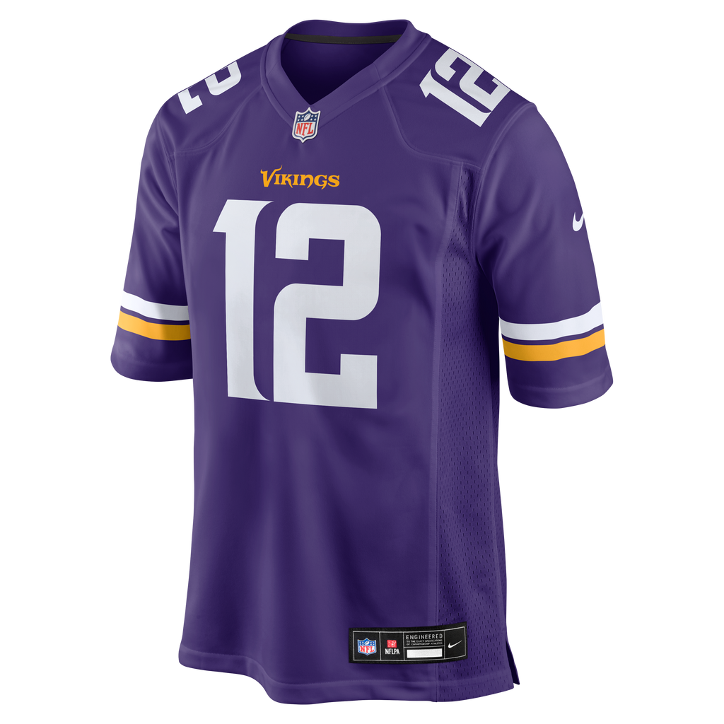 Men's Minnesota Vikings Max Brosmer Nike  Purple Team Game Jersey
