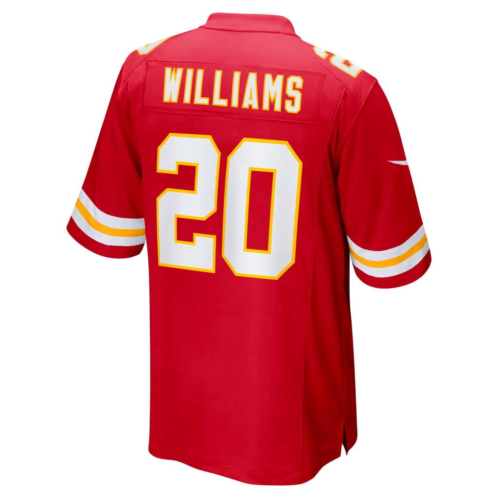 Men's Kansas City Chiefs Nohl Williams Nike  Red Team Game Jersey