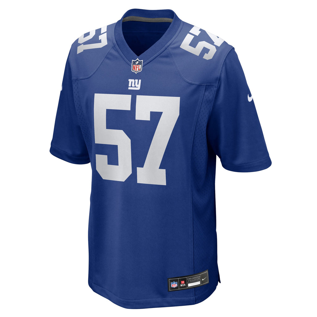 Men's New York Giants Chauncey Golston Nike  Royal Team Game Jersey