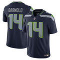 Men's Seattle Seahawks Sam Darnold Nike College Navy Team Vapor F.U.S.E. Stitched Limited Jersey