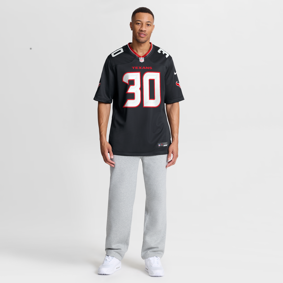 Men's Houston Texans Brandon Codrington Nike  Navy Team Game Jersey