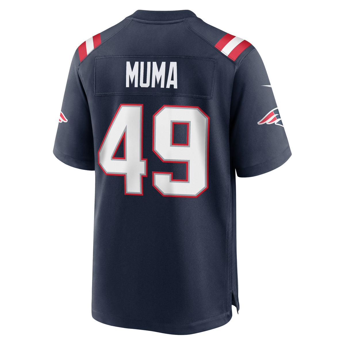 Men's New England Patriots Chad Muma Nike Navy Team Game Jersey