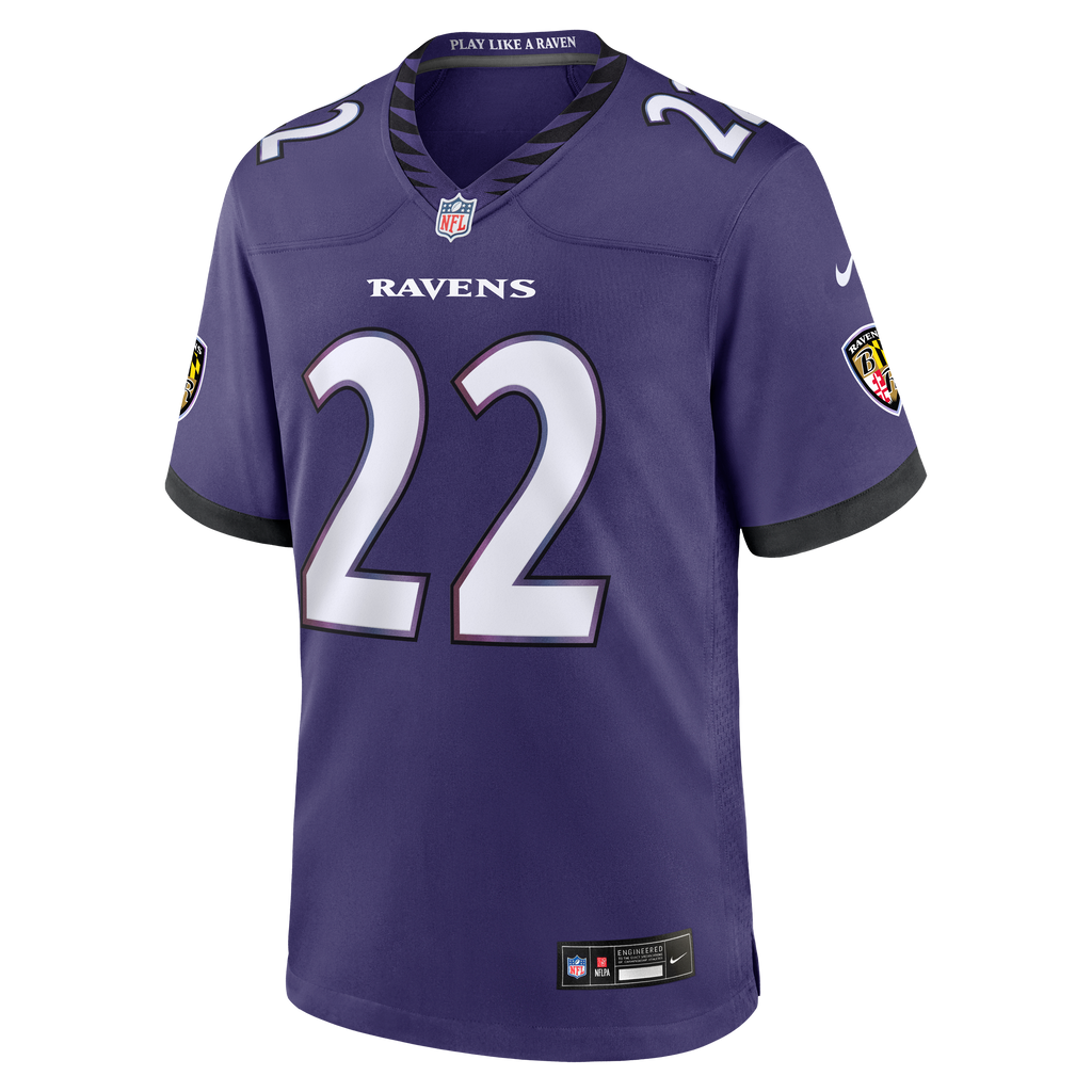 Men's Baltimore Ravens Derrick Henry Nike Purple Team Game Jersey
