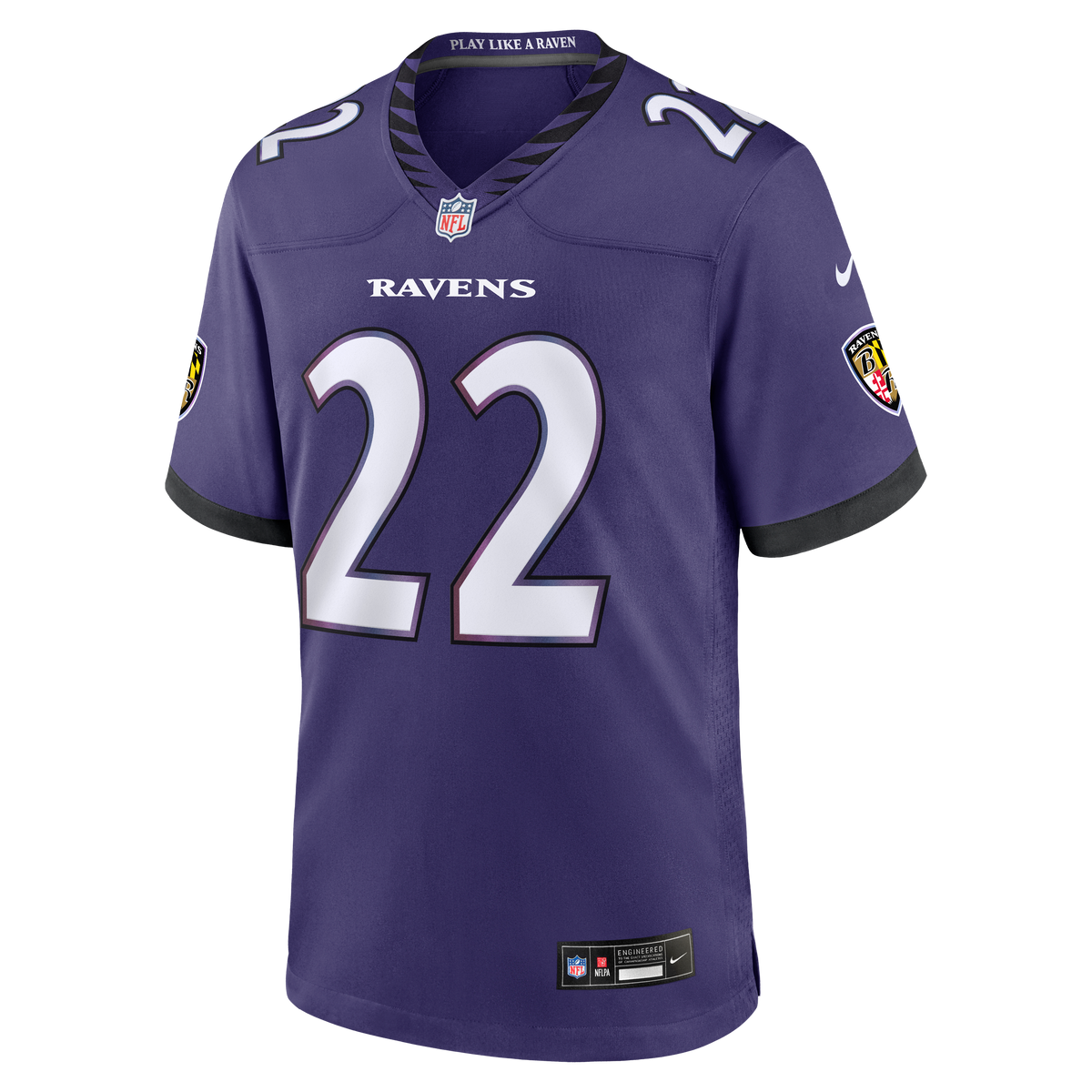 Men's Baltimore Ravens Derrick Henry Nike Purple Team Game Jersey