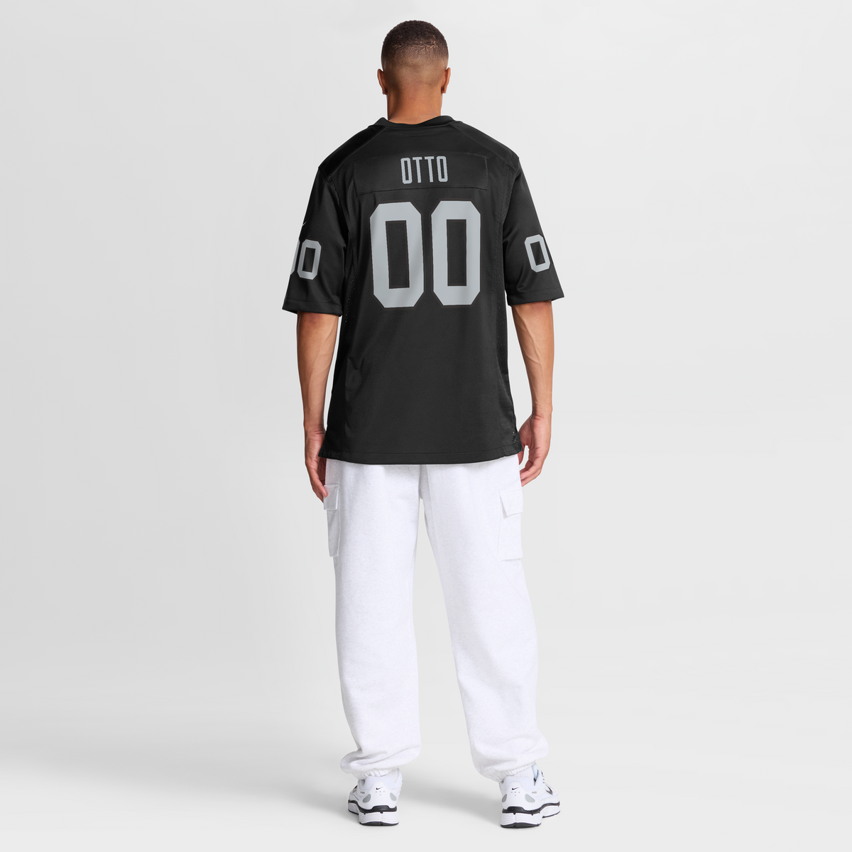 Men's Las Vegas Raiders Jim Otto Nike Black Game Retired Player Jersey