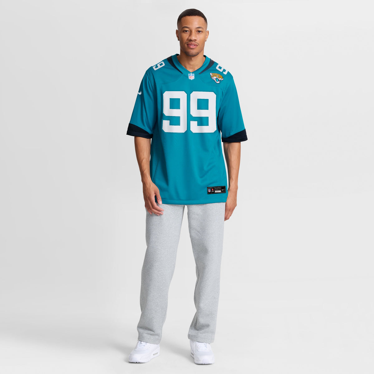 Men's Jacksonville Jaguars Ruke Orhorhoro Nike  Teal Team Game Jersey