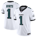 Men's Philadelphia Eagles Jalen Hurts Nike White Vapor F.U.S.E. Stitched Limited Jersey