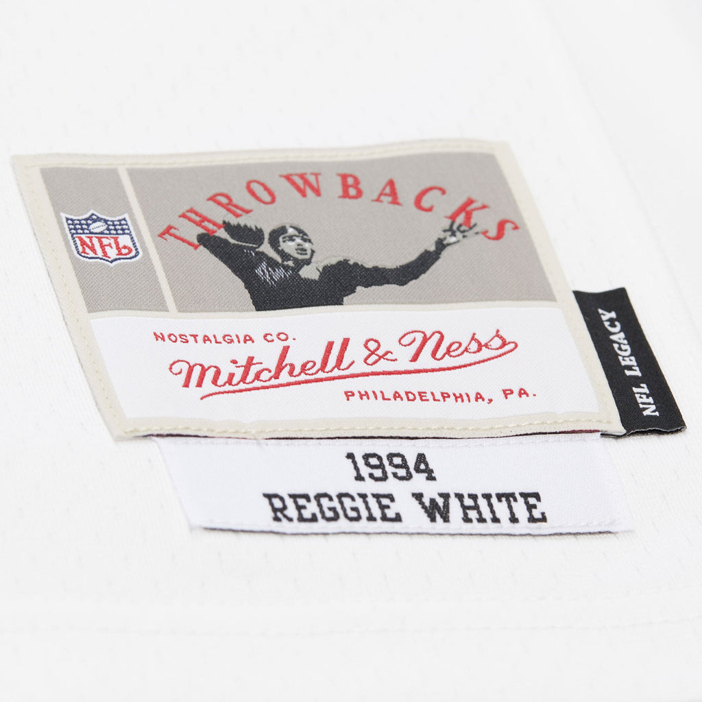 Men's Green Bay Packers Reggie White Mitchell & Ness White 1994 Legacy Replica Jersey
