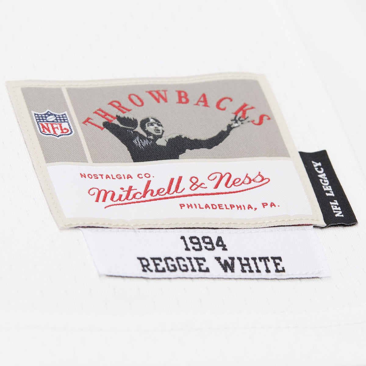 Men's Green Bay Packers Reggie White Mitchell & Ness White 1994 Legacy Replica Jersey