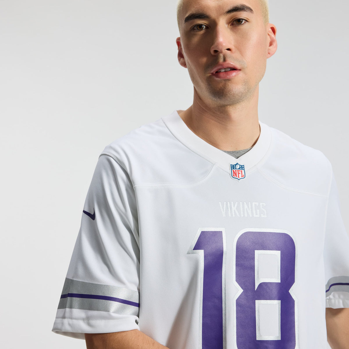 Men's Minnesota Vikings Justin Jefferson Nike Purple Classic Player Game Jersey