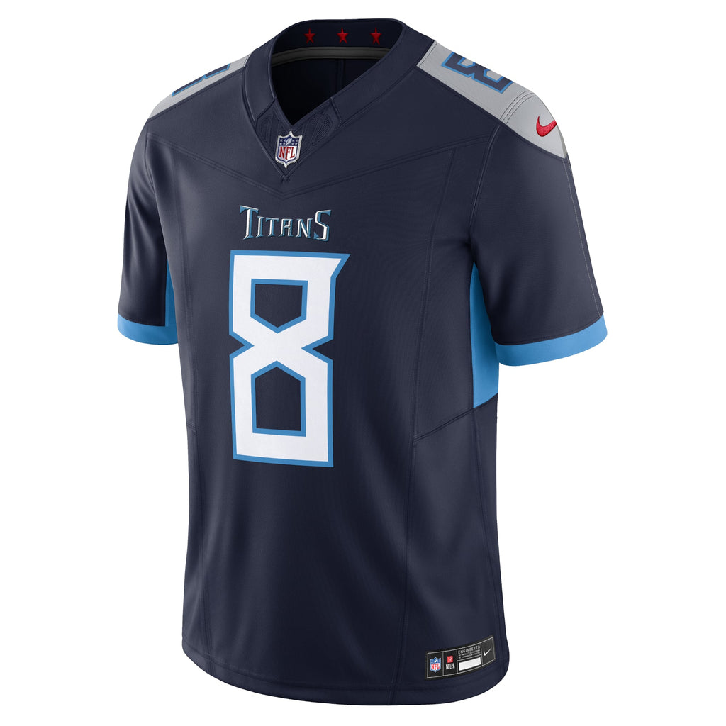 Men's Tennessee Titans Will Levis Nike Light Blue Alternate Oilers Throwback Vapor F.U.S.E. Limited Jersey