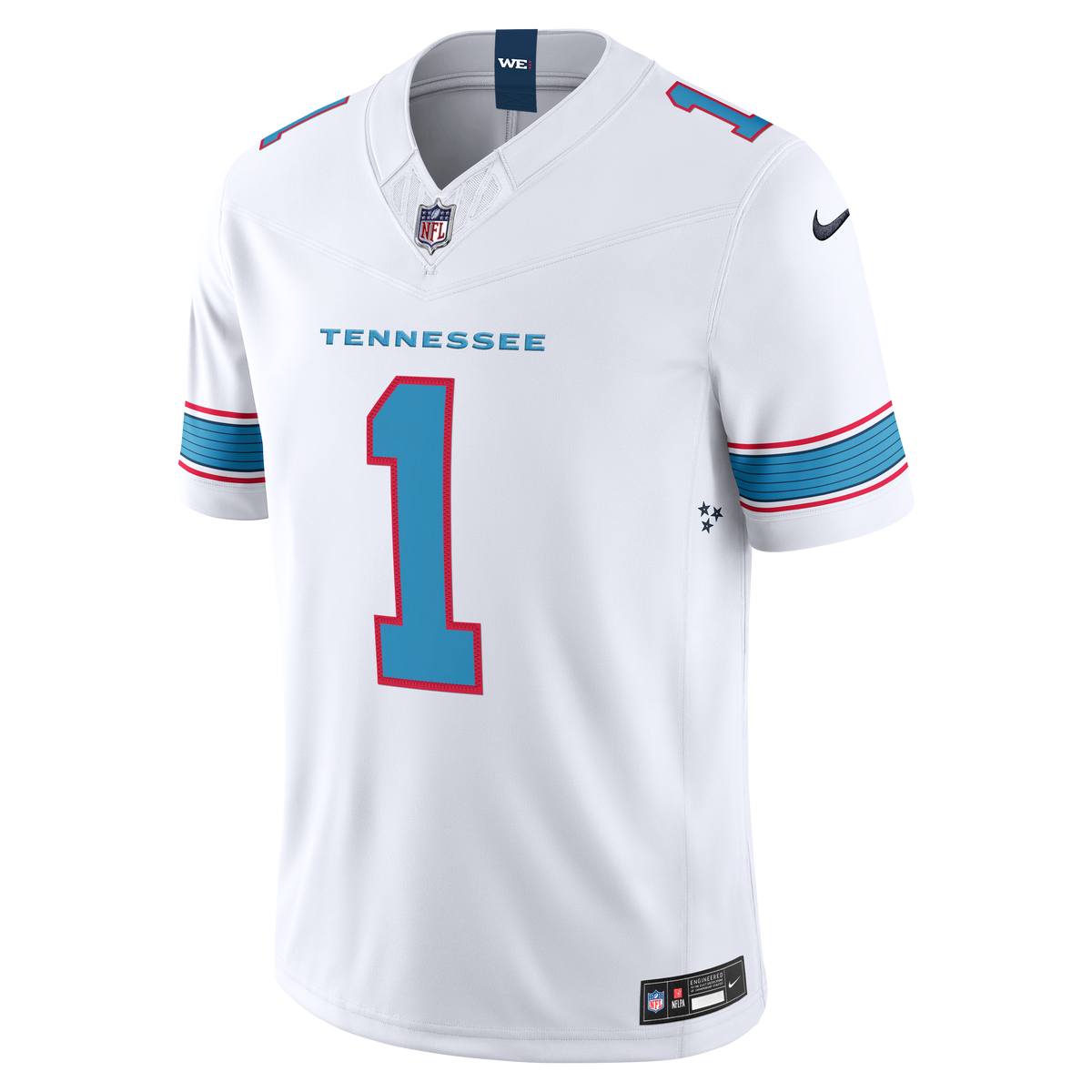 Men's Tennessee Titans Cameron Ward Nike Light Blue Team Vapor F.U.S.E. Stitched Limited Jersey