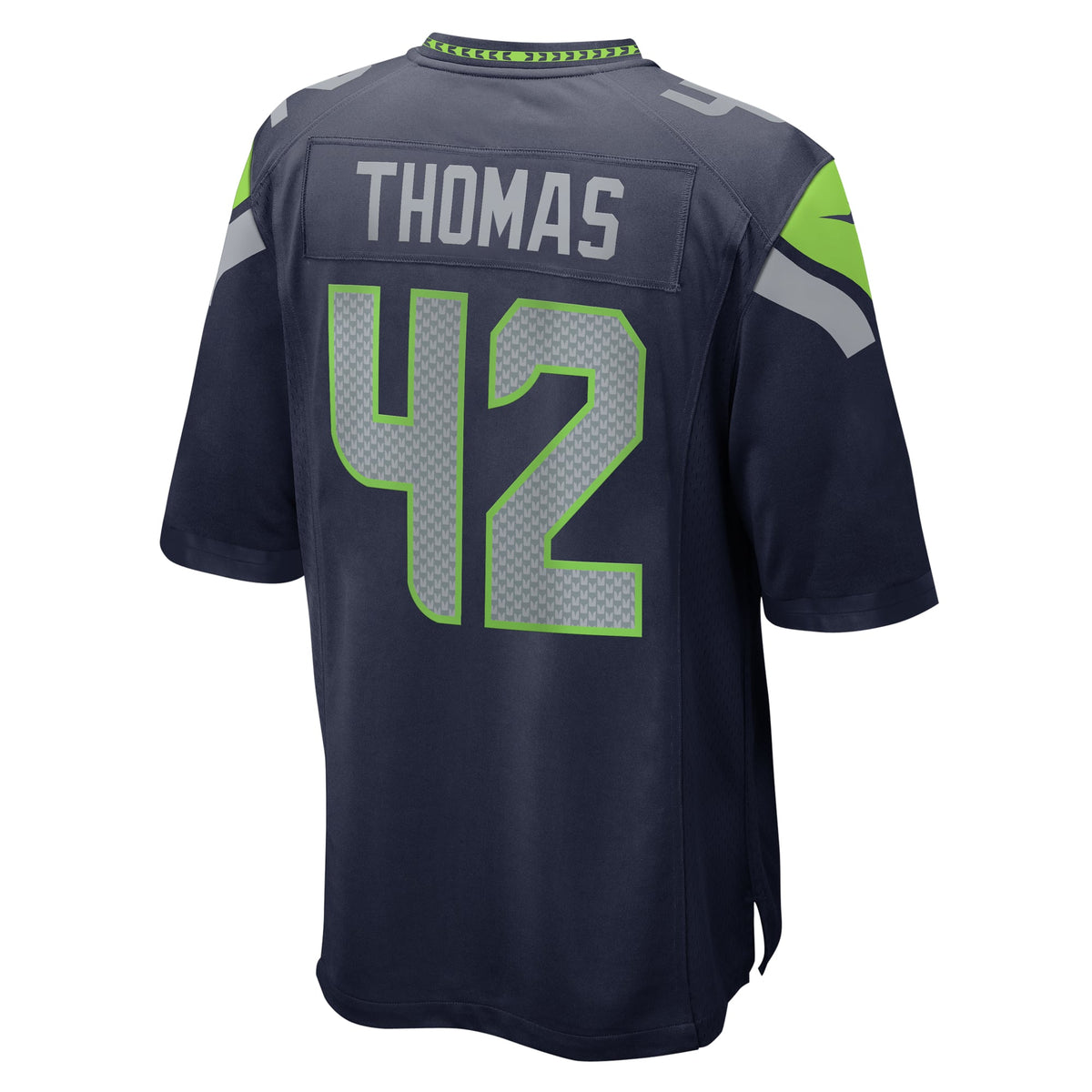 Men's Seattle Seahawks Drake Thomas Nike  College Navy  Game Jersey