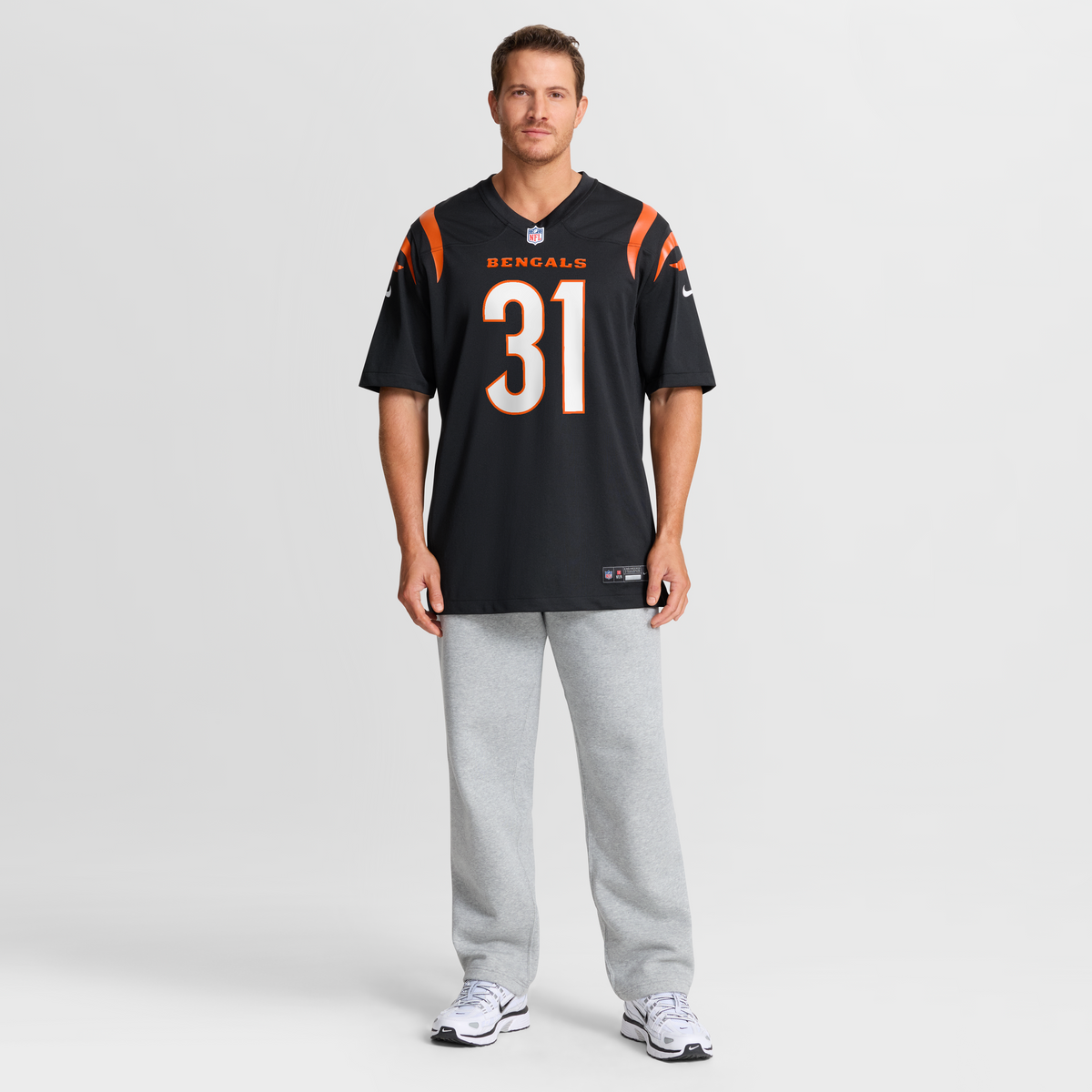Men's Cincinnati Bengals Ickey Woods Nike Black Retired Player Game Jersey