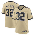 Men's New Orleans Saints Tyrann Mathieu Nike Gold Gameday Golds Alternate Game Player Jersey