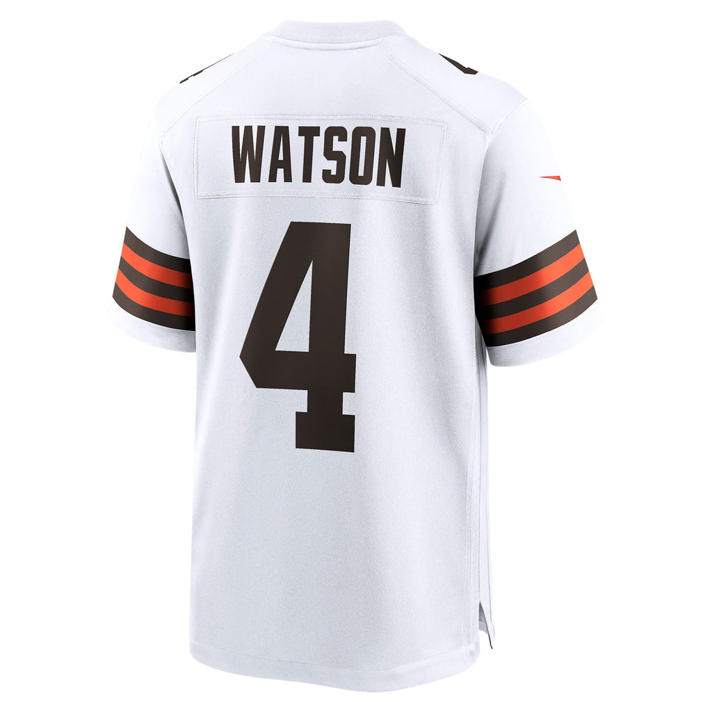 Men's Cleveland Browns Deshaun Watson Nike White Game Jersey