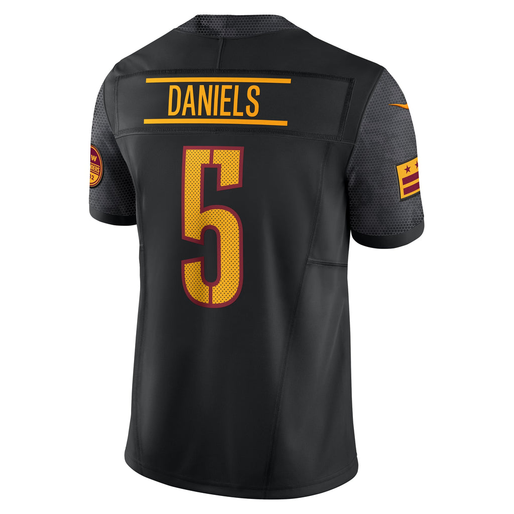 Men's Washington Commanders Jayden Daniels Nike White Vapor F.U.S.E. Limited Super Bowl Era Jersey