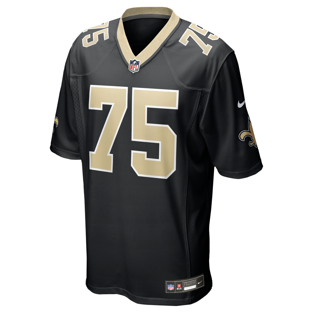 Men's New Orleans Saints Taliese Fuaga Nike Black  Player Game Jersey