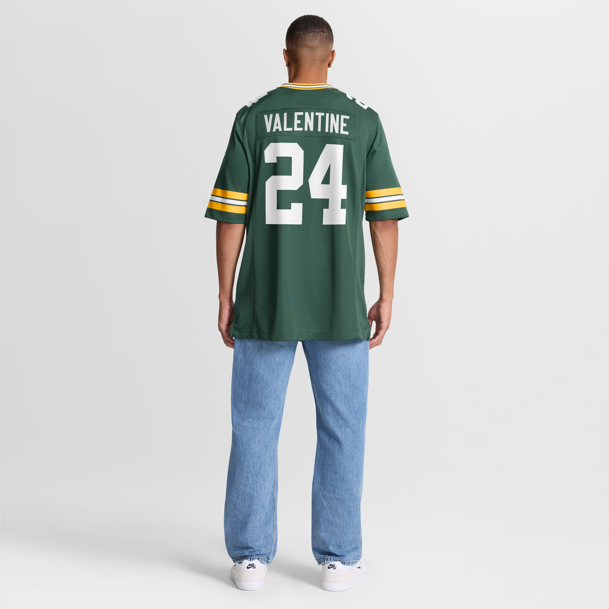 Men's Green Bay Packers Carrington Valentine Nike  Green  Game Jersey