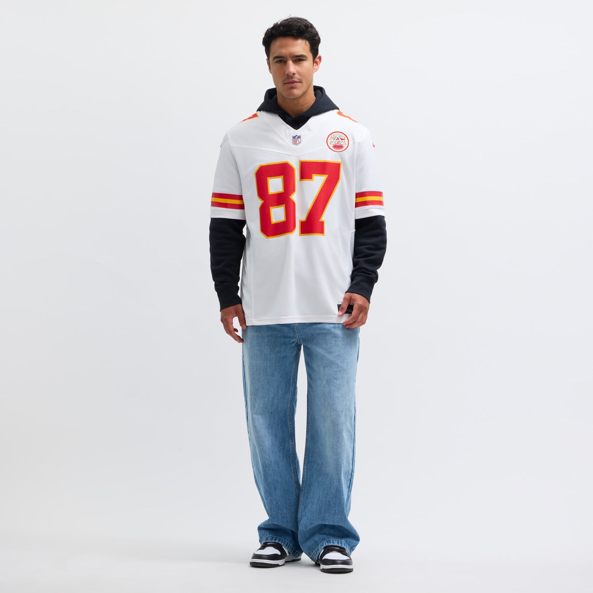 Men's Kansas City Chiefs Travis Kelce Nike Red Vapor F.U.S.E. Limited Jersey